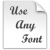 افزونه Use Any Font